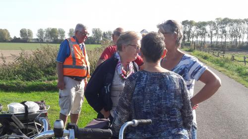 Enkele deelnemers tijdens de eerste vudb-stop op deNotendaalseweg