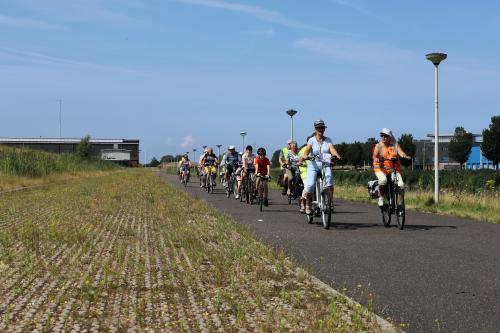 Get Vigeta peloton onderweg tijdens de tocht van Kitty