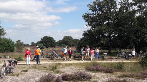 VUDB-stop ergens op het geweldig mooie natuurgebied de Kampina