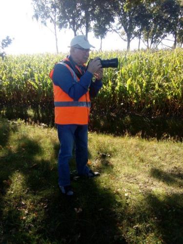 Onze hoffotograaf Piet heeft een mooi plekje gevonden om een foto te maken