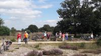 VUDB-stop ergens op het geweldig mooie natuurgebied de Kampina