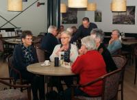 Na afloop gezellig nog wat napraten bij een kopje koffie of een ander drankje