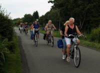 Genieten tijdens het fietsen in een mooie omgeving