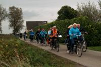 Het Vigetapeloton onderweg tijdens de Brabantse Walroute van Piet Brocatus